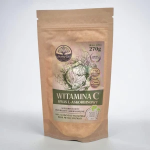 Witamina C z kapusty 270g  (Kwas L- Askorbinowy) w proszku Skarby Gai