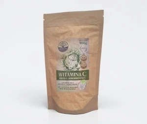 Witamina C z kapusty 900g (Kwas L- Askorbinowy) w proszku Skarby Gai